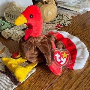 TY TURKEY BEANIE BABY